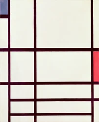赤、青、白の構成：II、1937